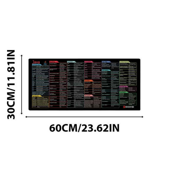 Super Large Waterproof Desktop Mouse Pad with Sewn Edges - Non-slip Office Desk Mat for Computer and Gaming