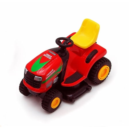 Super Lawn Tractor, Red - Showcasts 9669D - 4 Inch Scale Diecast Model Replica (Brand New, but NOT IN BOX)