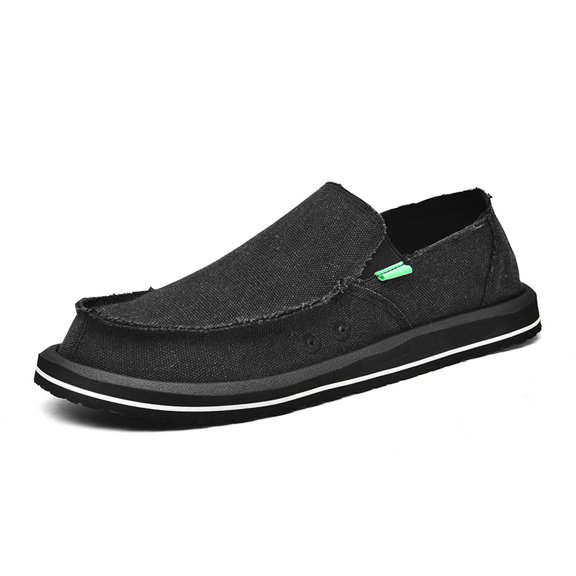 Super Light Casual Canvas Slip-On Shoes, Lazy Easy-Wear Lightweight Everyday Sneakers