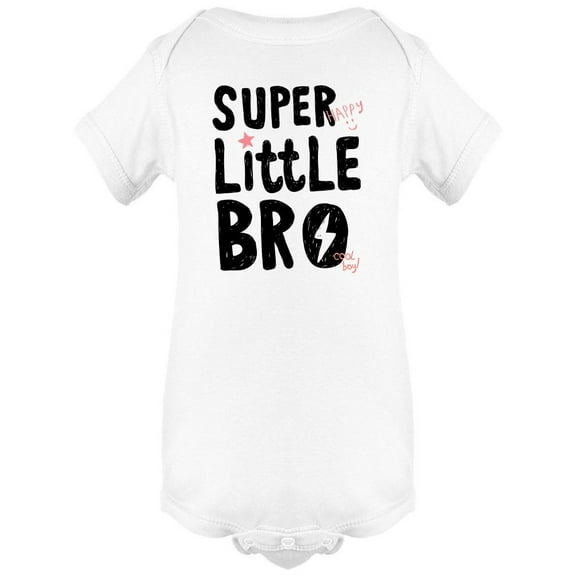 Super Little Bro Bodysuit Infant -Image by Shutterstock,  6 Months