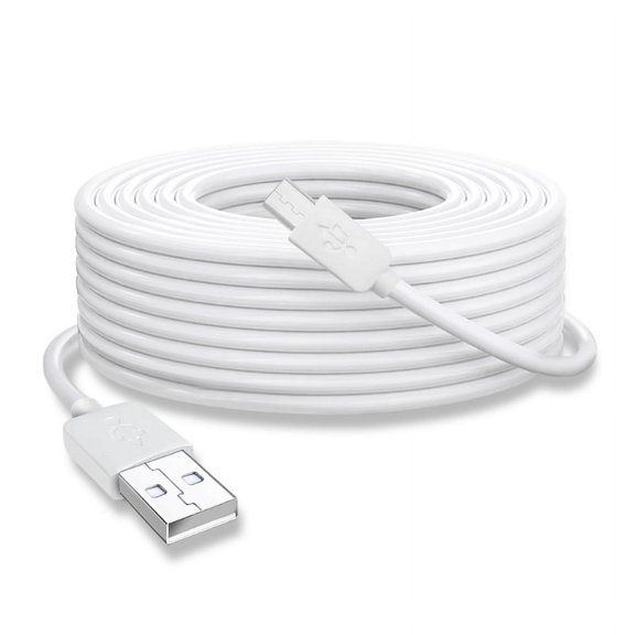 Super Long USB to Micro USB Charging Cable for Thermometer / Camera Long Durable Charger Wire 393.7in/590.55inch