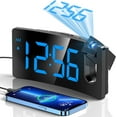 thumbnail image 1 of Super Loud Alarm Clock for Heavy Sleepers Adults,Digital Clock with 7 Color NightLight,Adjustable Volume,Dimmer,USB Charger,Small Clocks for Bedrooms,Ok to Wake Up for Kids,Teens (White+RGB), 1 of 6