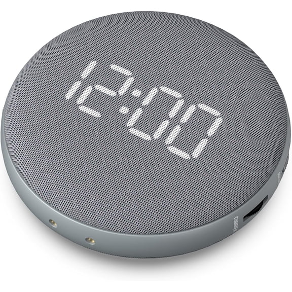 Super Loud Alarm Clock for Heavy Sleepers Adults Teens, Vibrating Bed Shaker Under Pillow, Rechargeable Battery Powered Travel, Auto-Dim, Portable