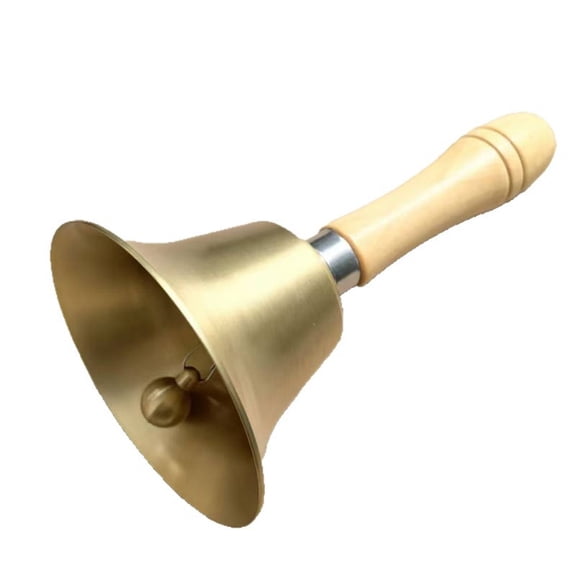 Super Loud Solid Brass Hand Call Bell