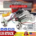 thumbnail image 2 of SKJJL 12V Air Horn Dual Compressed Air Horn, 600db Compressed Air Horn 2 of 11