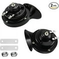 thumbnail image 1 of Super Loud Train Horns, Car Waterproof Durable Air Electric Snail Horn, 12V Raging Sound Air Horns Replacement Kit, Automotive Accessories Universal for Car, Motorcycle, Truck, Bike, Boat, 1 of 6