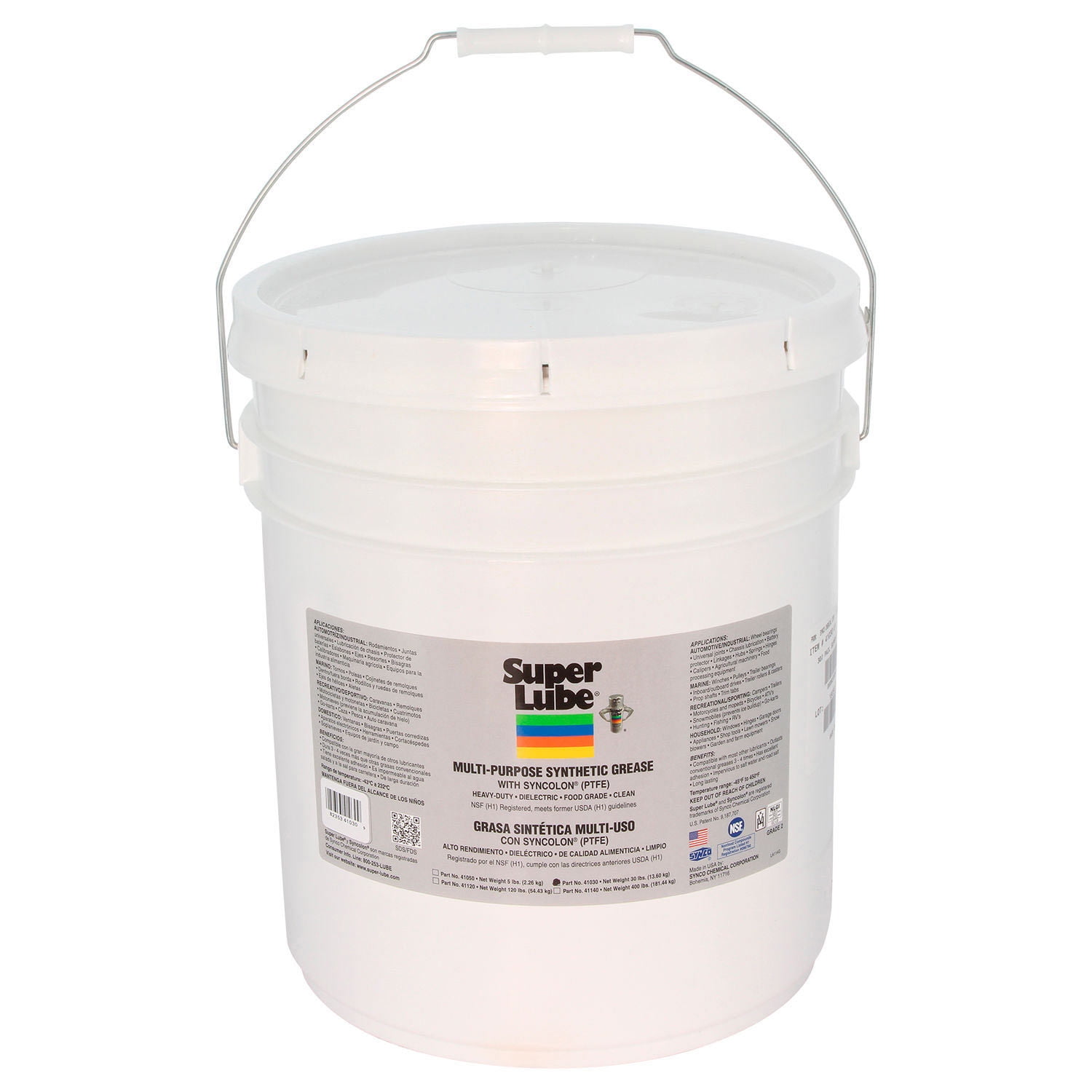 Super Lube 41030 Super Lube Synthetic Grease, 30 Lb. Pail 41030