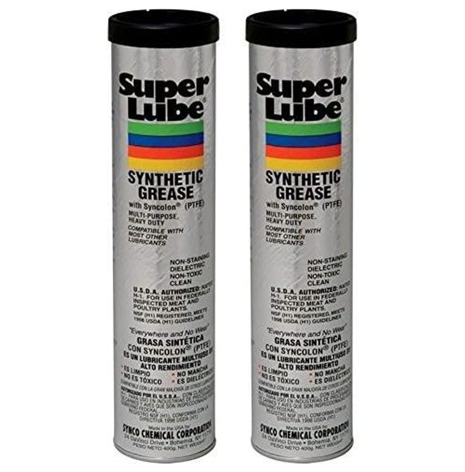 SUPER LUBE 21030 Synthetic Grease Multi Purpose Lubricant Tube  PTFE-(85g/3oz) MADE USA