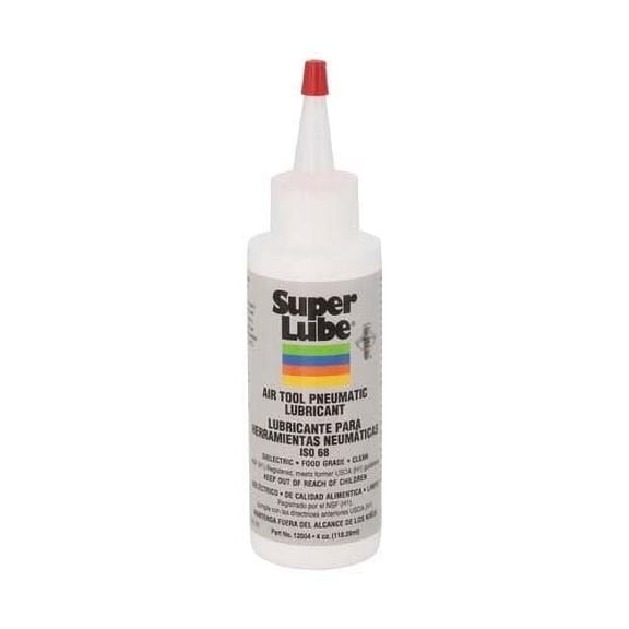 Super Lube 12004 Air Tool Lubricant, 4 oz Bottle, Translucent Clear