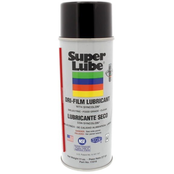 Super Lube Dri-Film Synthetic Powder Lubricant w/Syncolon® (Off White/Opaque, 11oz), NSF Certified Food Grade & Clean