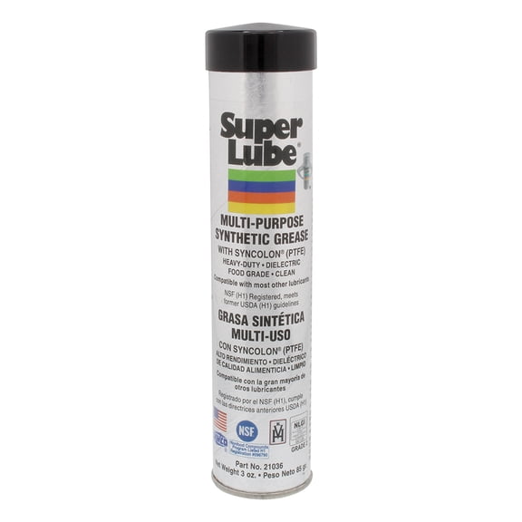Super Lube Multi-Purpose Synthetic Grease w/Syncolon® (PTFE) - 3oz Cartridge | Bundle of 5