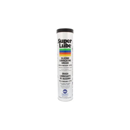 Super Lube 92150 Silicone Lubricating Grease with PTFE, 14.1 oz Cartridge, Translucent White, On? Pa?k