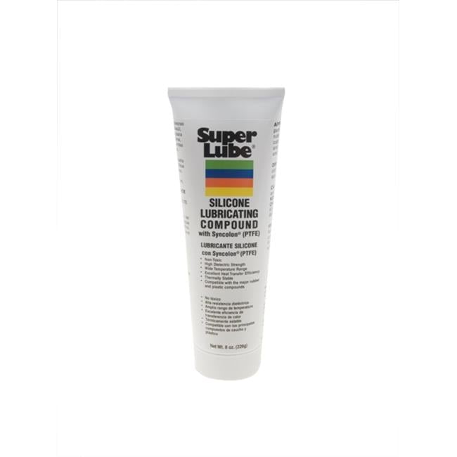 Super Lube  Silicone Lubricating Brake Grease Tube with Syncolon PTFE - 12 Pack - 8 oz Each - Translucent White