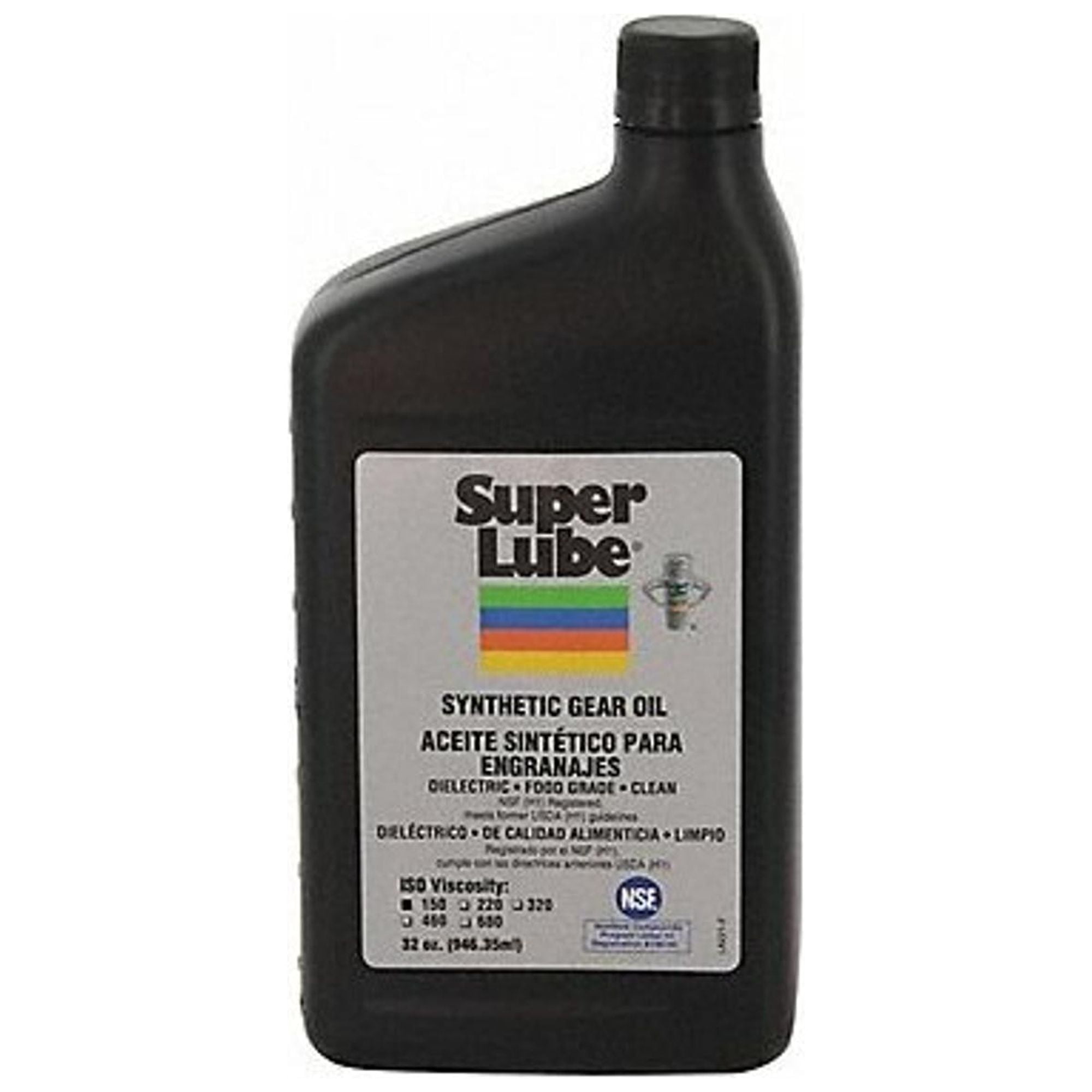 Super Lube Synthetic Gear Oil,ISO 150,1 Qt. 54100
