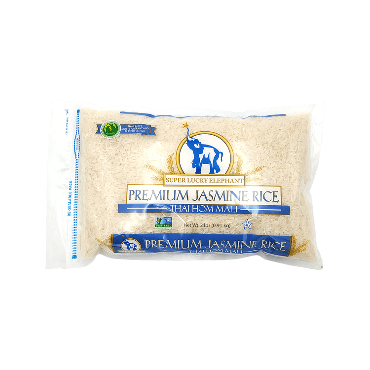 Elephant Ric Super Lucky Elephant Jasmine Rice (8 Pack) 5 lb - Walmart.com