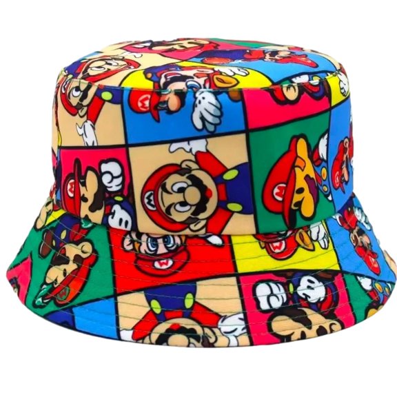 Super M Gaming Characters All Over Print Adult Size Bucket Hat