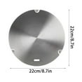 thumbnail image 1 of Super Magnetic Pad Heat Conducting Plate In Stainless Steel Designed For Uniform Heating On For Induction Cookers, 1 of 9