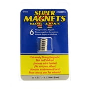 Super Magnets 12 mm Dia x 3 mm, pack of 6 pack of 2
