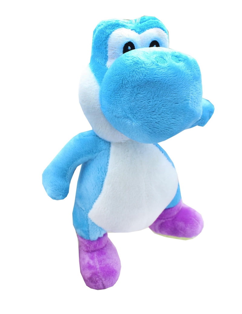 Super Mario 10.5 Inch Character Plush | Blue Yoshi - Walmart.com