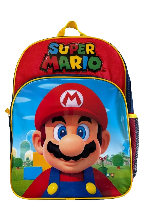 16 inch Large Backpack With Mesh Side Pockets