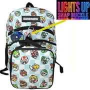 Super Mario 17" Backpack with Lunch Bag