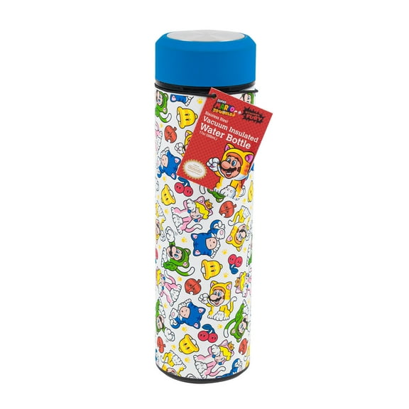 Super Mario 17 oz Vacuum Insulated Stainless Steel Thermoses