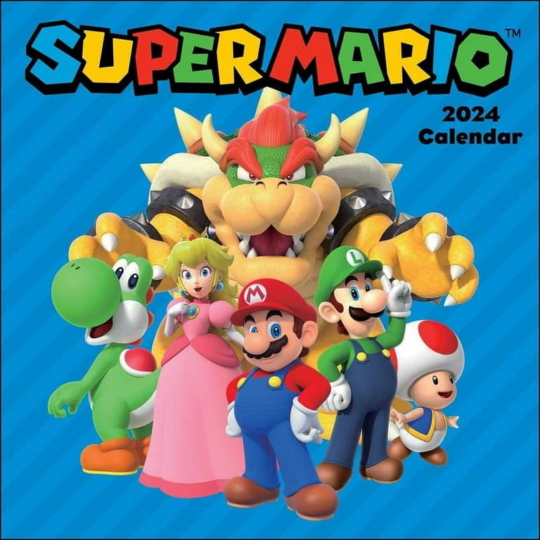 Nintendo Super Mario 2024 Wall Calendar
