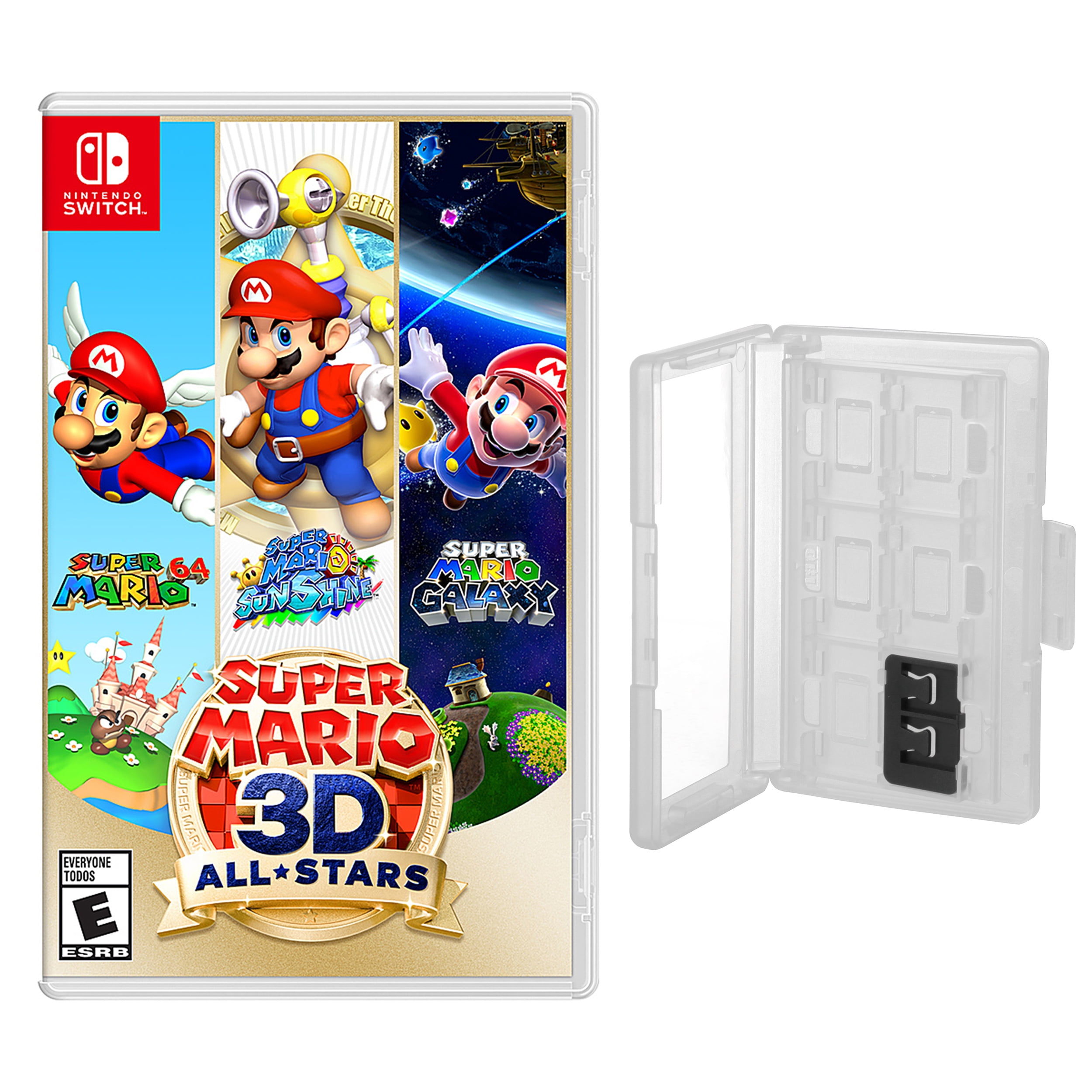Super Mario 3D All Stars and Game Caddy for the Nintendo Switch 