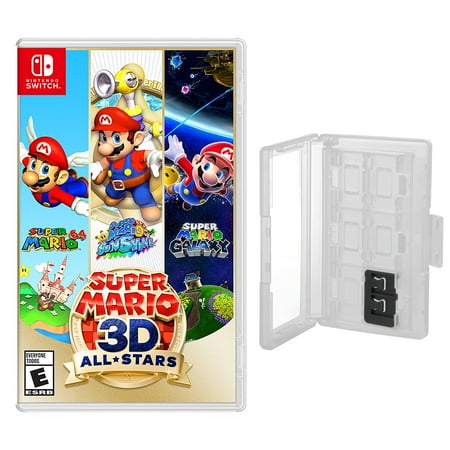 Super Mario 3D All Stars and Game Caddy for the Nintendo Switch