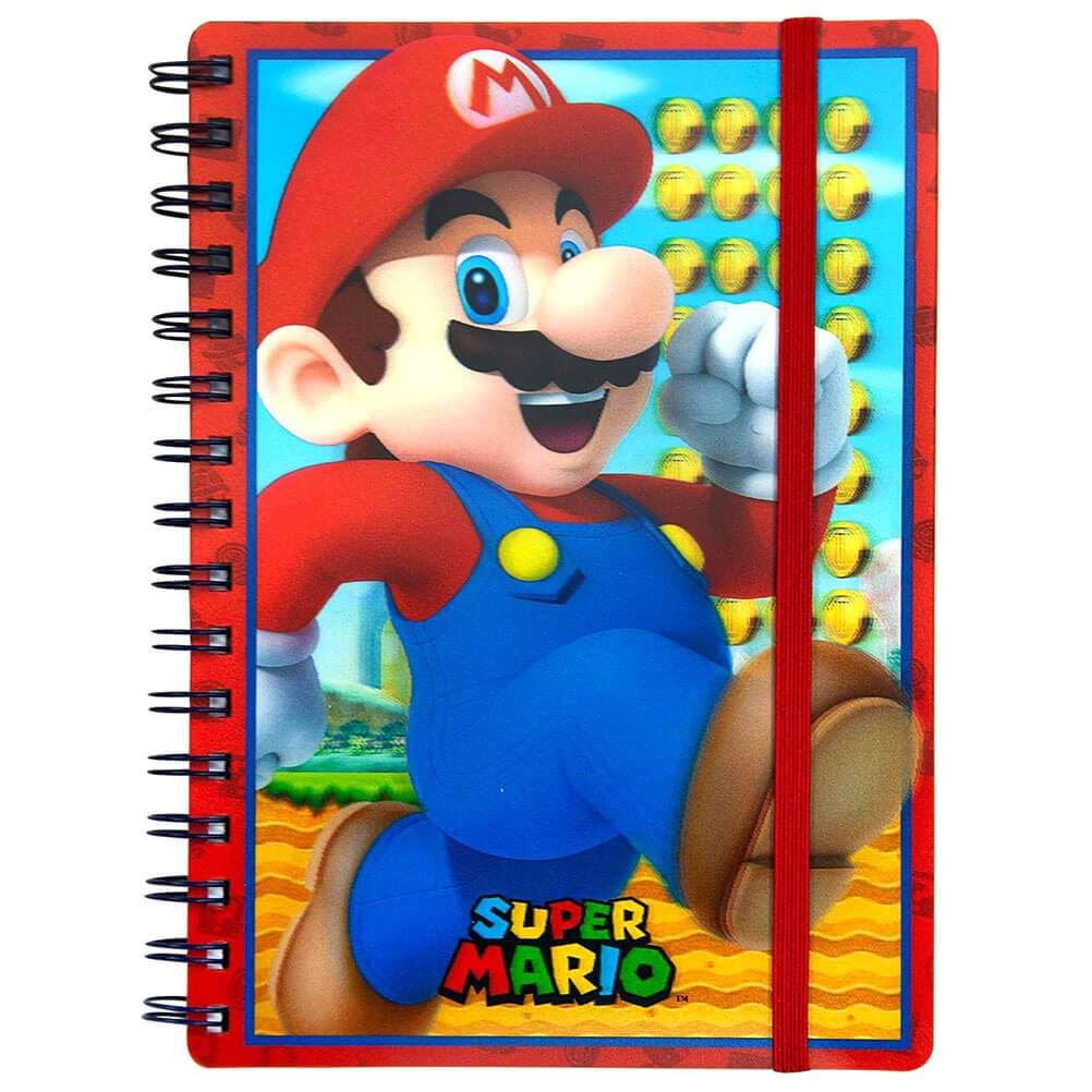 Super Mario 3D Lenticular A5 Wiro Notebook - Walmart.com