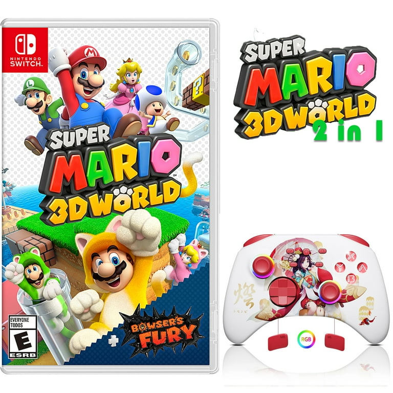 Super Mario 3D World + Bowser's Fury Game Disc and Upgraded