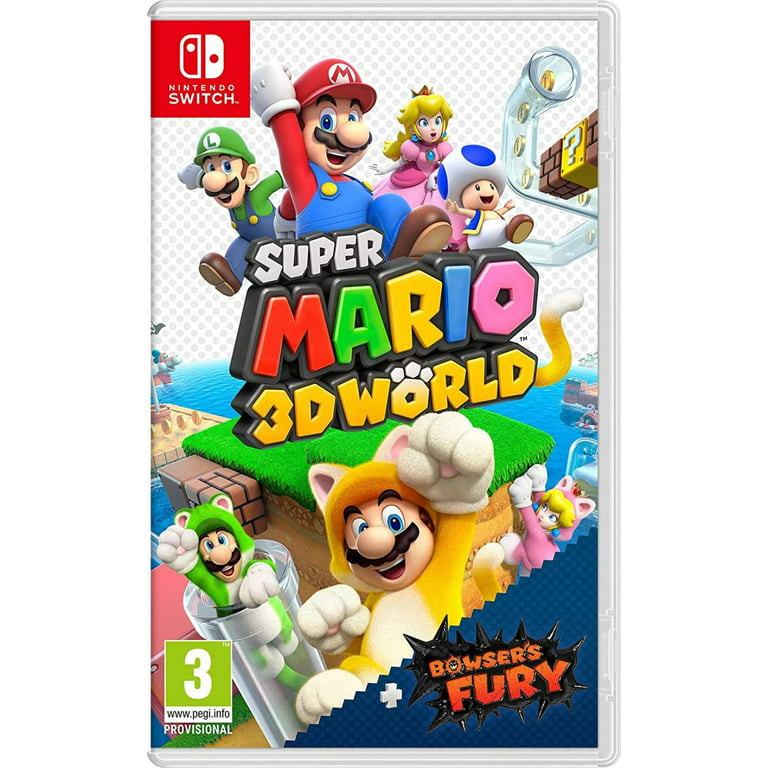 Super Mario 3D World + Bowser's Fury - Nintendo Switch, Join Mario, Luigi,  Princess Peach and Toad on a quest to save the Sprixie Kingdom in Super