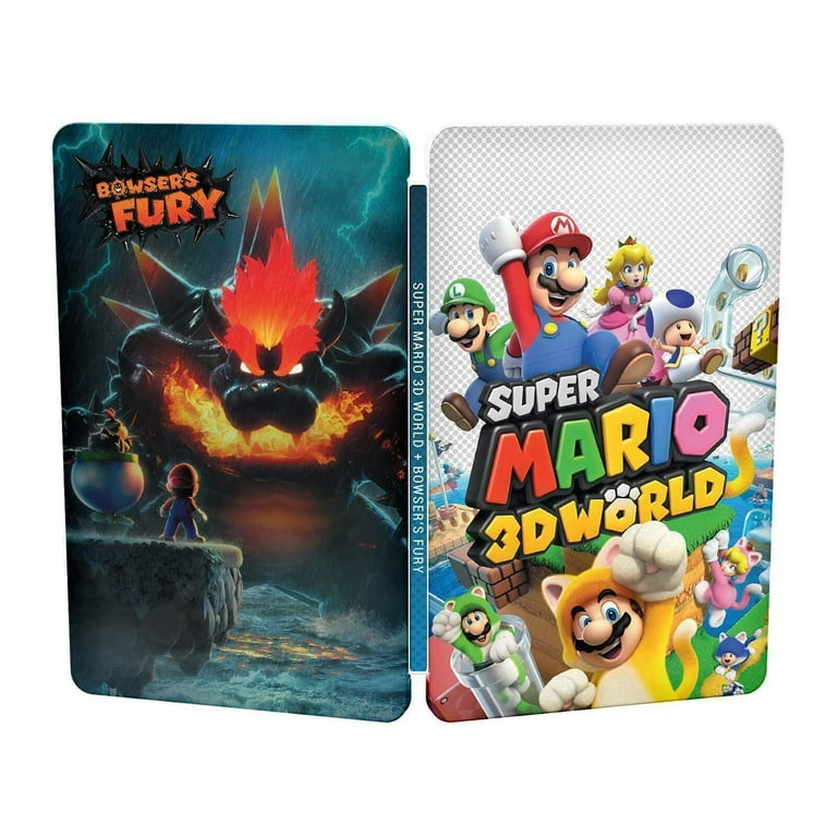 Super Mario 3D World + Bowser's Fury Steelbook Case No Game