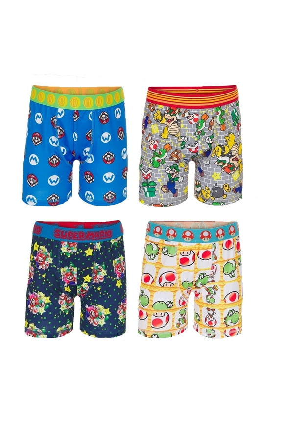 4 Pack Boxer Briefs - 6