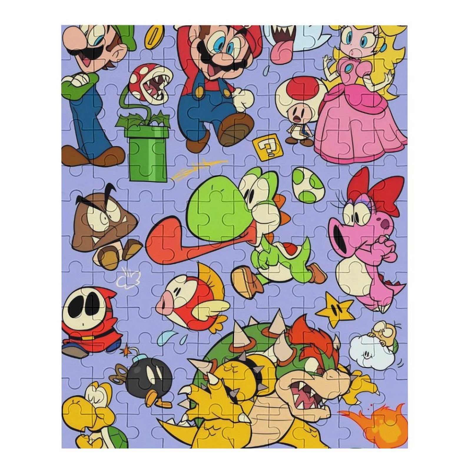 Super Mario Adult and children's puzzle toys family games interactive