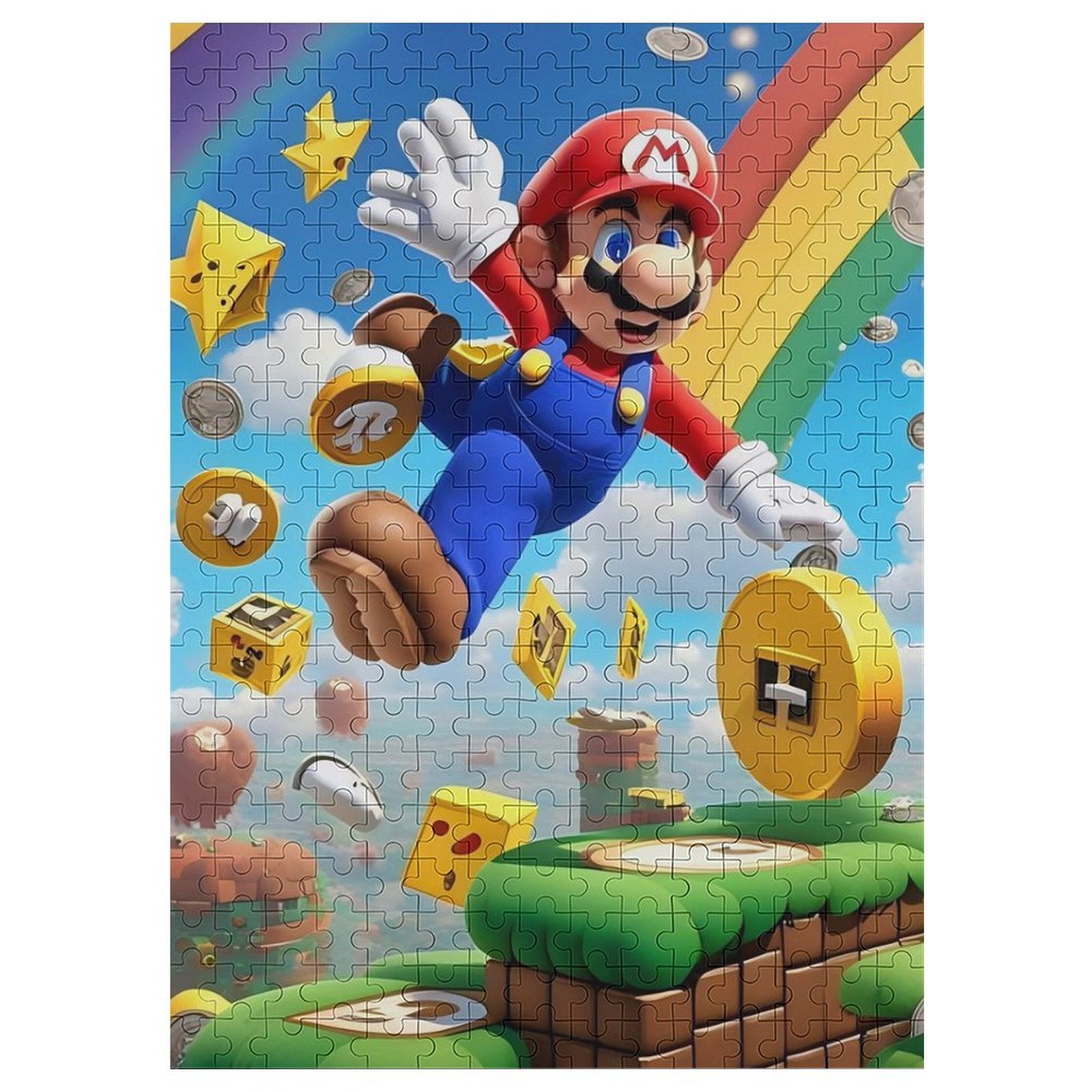 Super Mario Adult and children's puzzle toys family games interactive