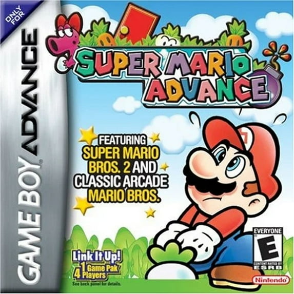 Super Mario Advance Games Cartridge Card for GBA/GBASP/NDS/IDS/NDSL/IDSL, US Version