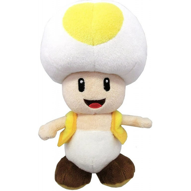 Super Mario All Star Collection Plush: Ac32: 8 inch Yellow Toad