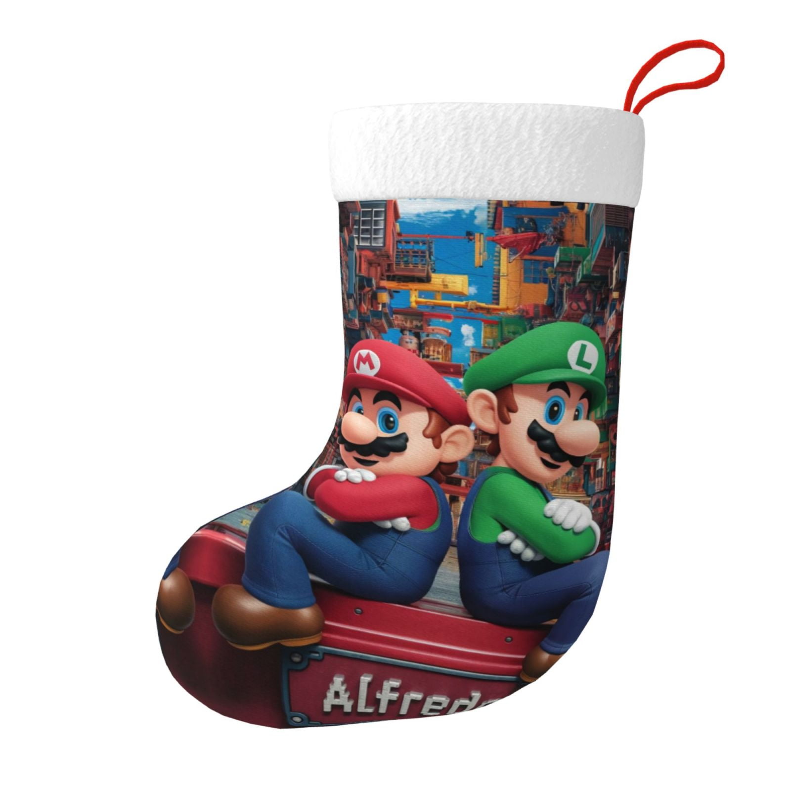 Super-Mario And Luigi Christmas Stockings 18 Inches,Soft Plush Stocking ...