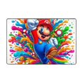Super Mario Area Rugs, Large Carpet, Washable Rug Mat, Flannel NonSlip