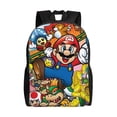 thumbnail image 1 of Super Mario Backpack, Large Capacity Travel Bookbag, Durable Water-Resistant Laptop Backpack For Work, College, And Daily Use, 16.1x11.8x6.5 Inch, 1 of 8