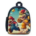 thumbnail image 1 of Super Mario Backpack Lightweight School Bag Durable Casual Daypack 12.6x9.4x5.9 Inch, 1 of 6