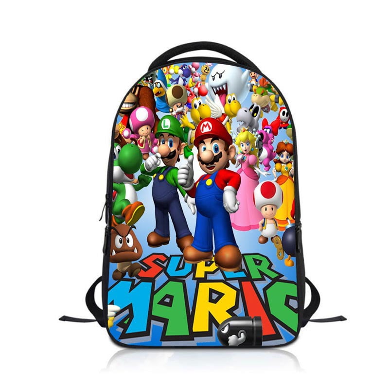 Super Mario Backpack Printed Large Capacity Backpack - Walmart.com