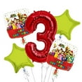 thumbnail image 1 of Super Mario Balloon Bouquet 3rd Birthday 5 pcs - Party Supplies, 1 of 1