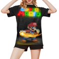 Super Mario Baseball T Shirt Womens Baseball T Shirts Short Sleeve