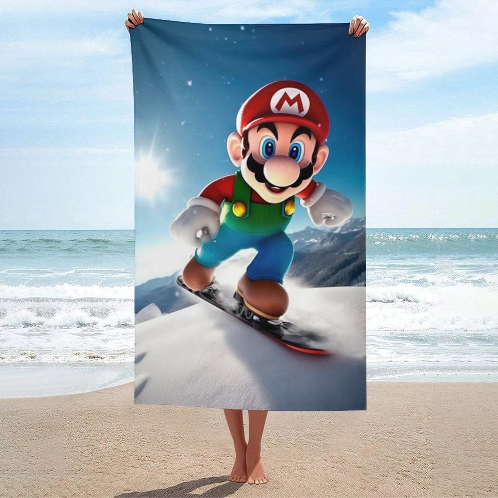 Mario bath towel sale