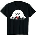 thumbnail image 1 of Super Mario Boo Trick Or Treat Halloween Silhouette T-Shirt, 1 of 7