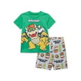 thumbnail image 1 of Super Mario Bowser Boys' Tee and Shorts Pajama Set, 2-Piece, Sizes 4-12, 1 of 3