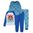 thumbnail image 1 of Super Mario Boys 4-Piece Cotton Pajama Set, Sizes 4-10 (10, Pants), 1 of 5
