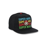 Super Mario Boys Cotton Snapback Hat, One Size Fits Most